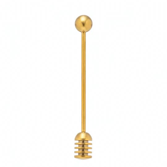 Gold Stainless Steel Honey Dripper
